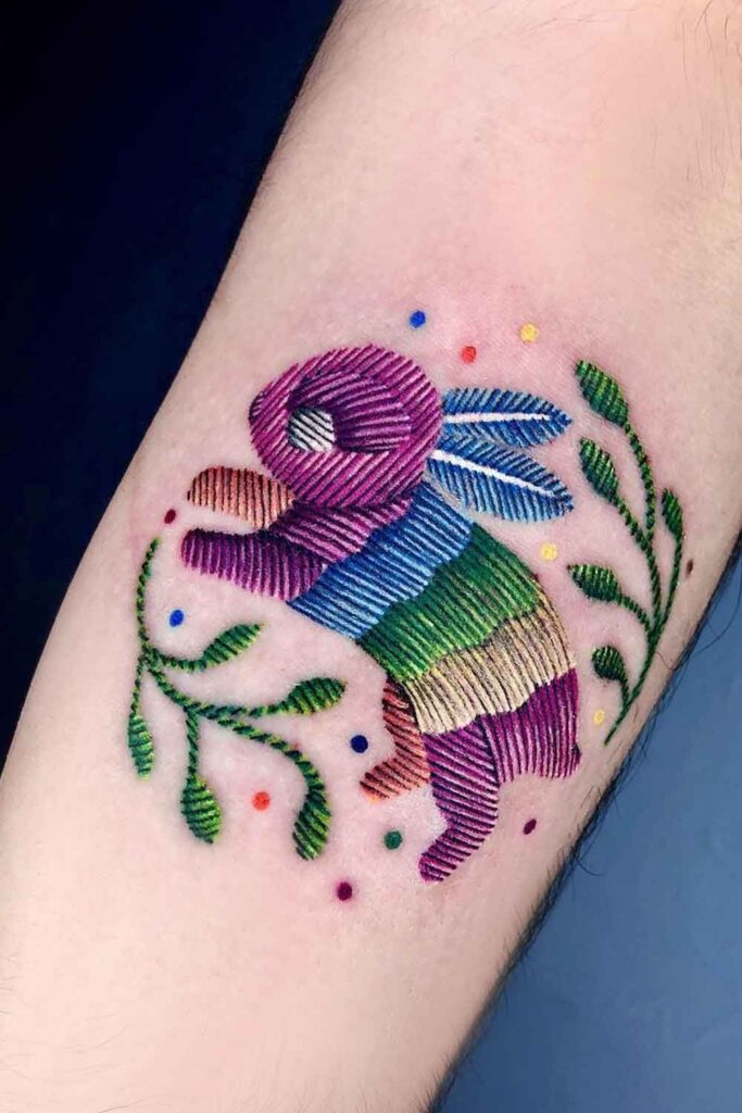 Embroidery Tattoo 87