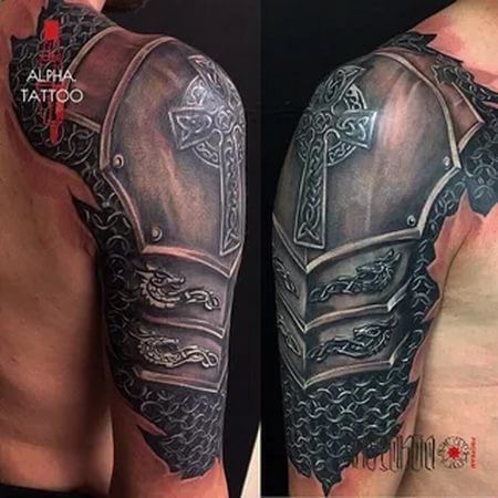 Armor Tattoo 100