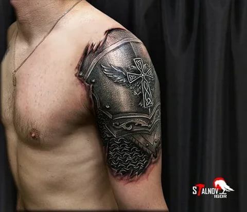 tatouage d'armure 68