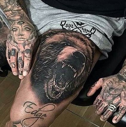 Bear Tattoos 204