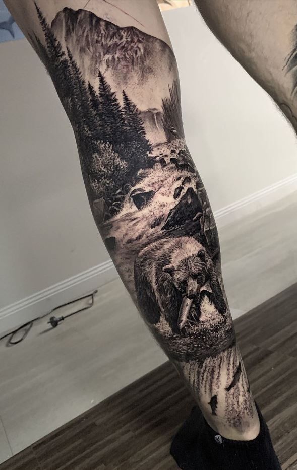 Bear Tattoos 38