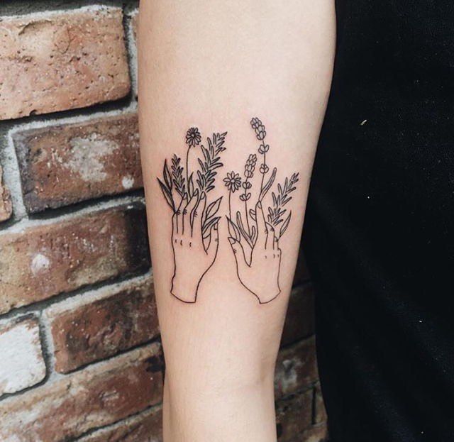 Botanical Tattoos 14