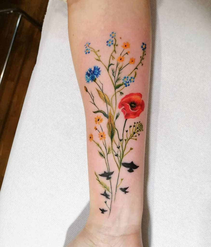 Botanical Tattoos 22