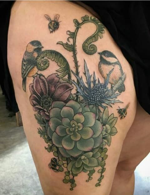 Botanical Tattoos 51