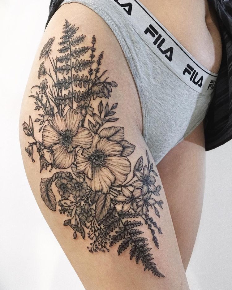 Botanical Tattoos 52