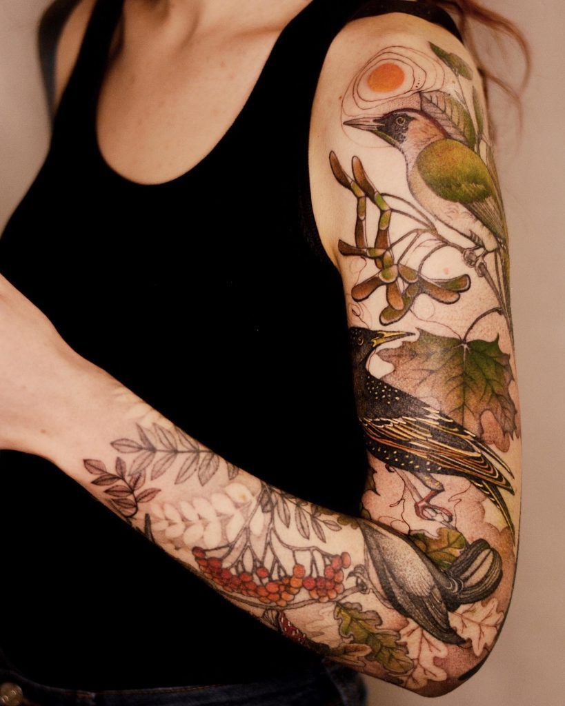Botanical Tattoos 55