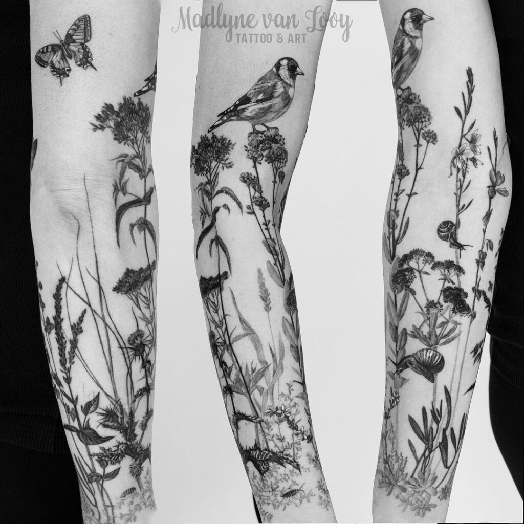 Botanical Tattoos 57