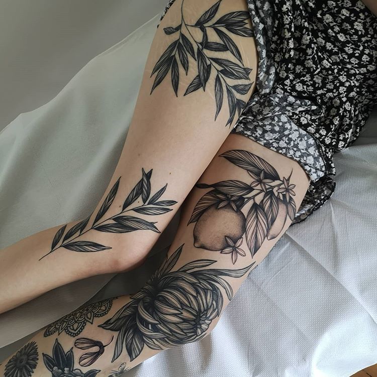 Botanical Tattoos 62