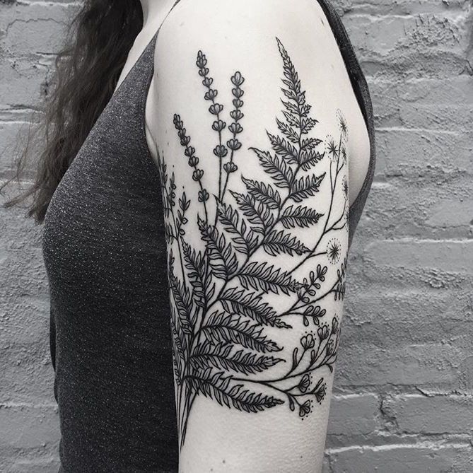 Botanical Tattoos 71