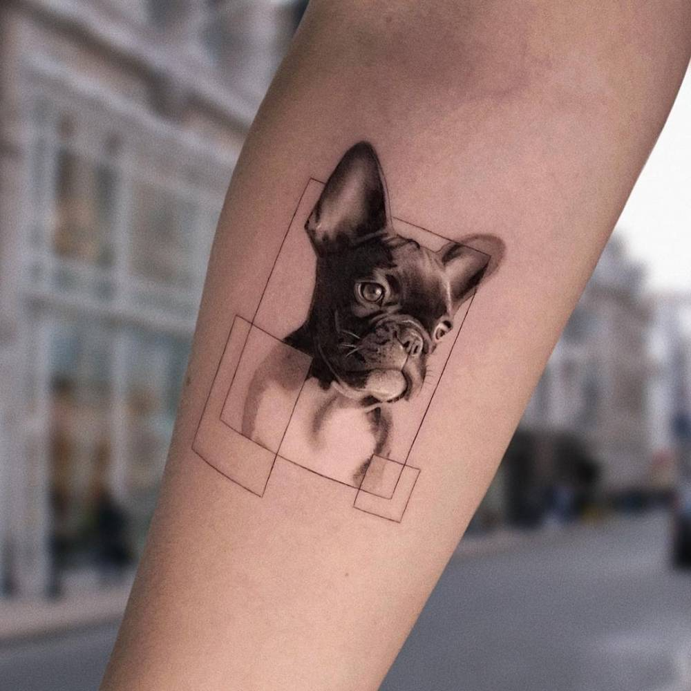 Bulldog Tattoo 1