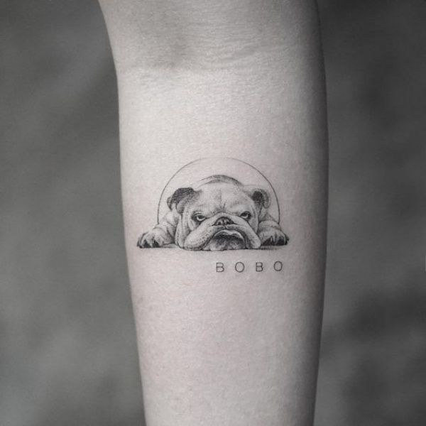 Bulldog Tattoo 107