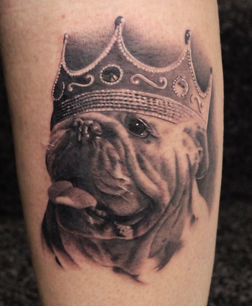 Bulldog Tattoo 111