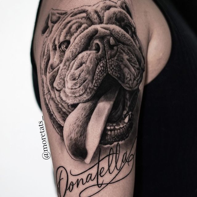 Bulldog Tattoo 133