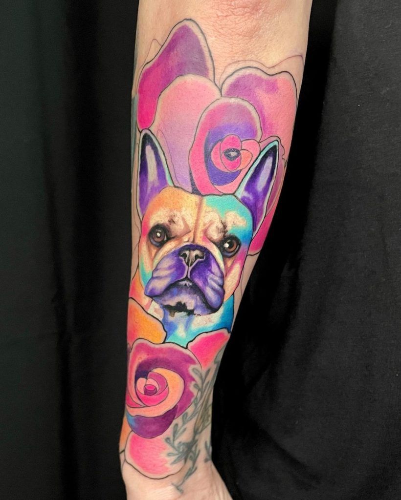 Bulldog Tattoo 166