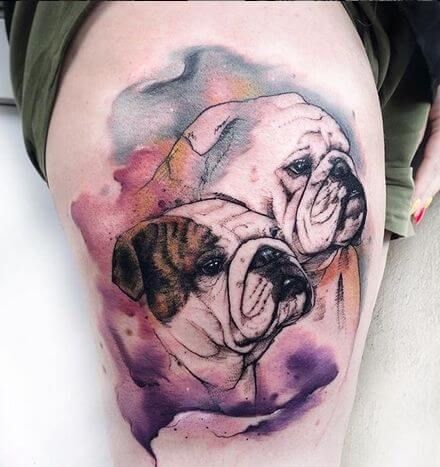 Bulldog Tattoo 167
