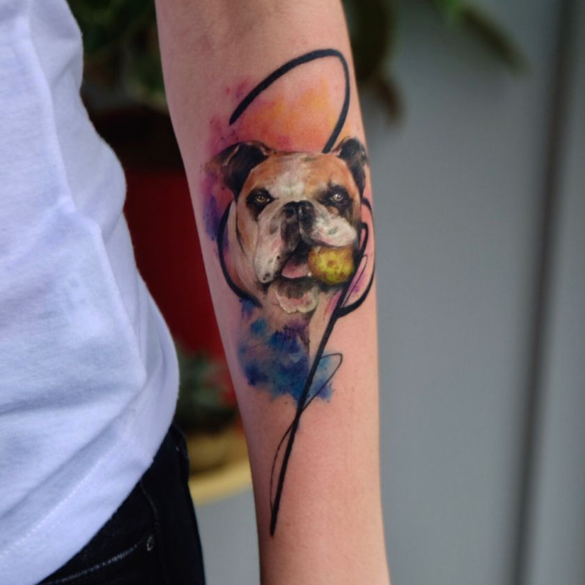 Bulldog Tattoo 185