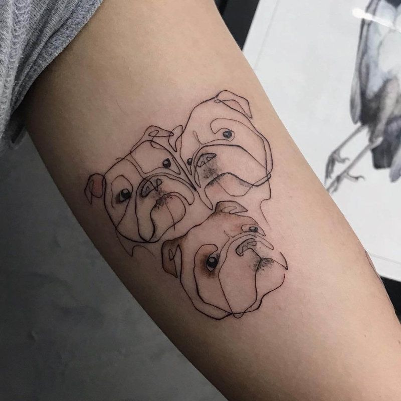 Bulldog Tattoo 32