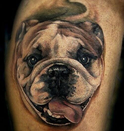Tatouage Bouledogue 40