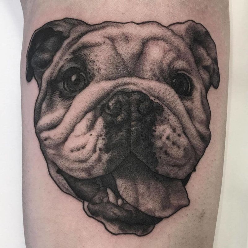 Bulldog Tattoo 44