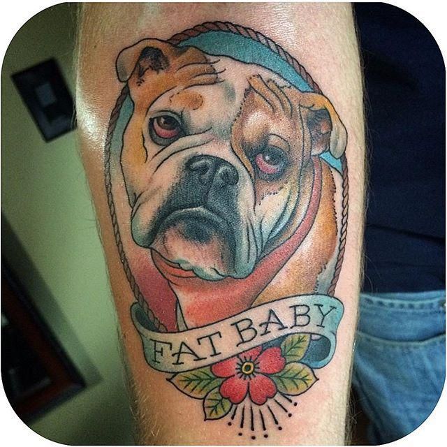 tatouage bouledogue 70