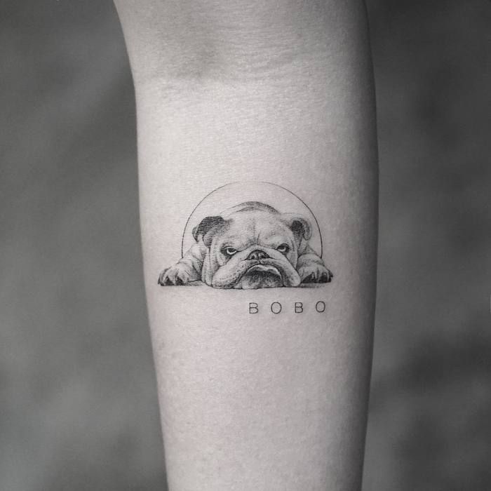 Bulldog Tattoo 76