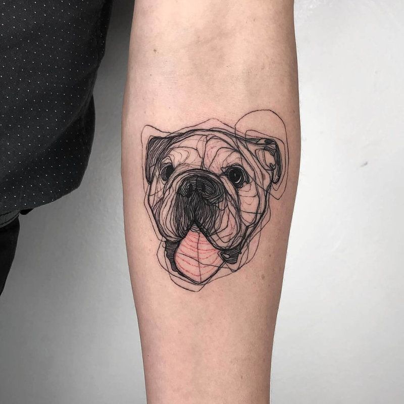 Bulldog Tattoo 79