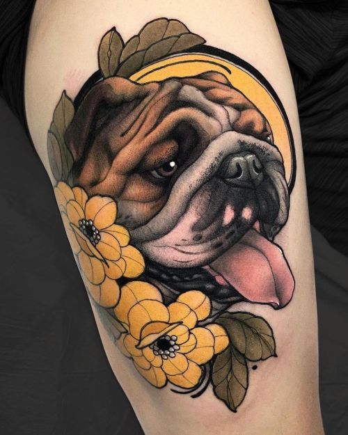 Bulldog Tattoo 88