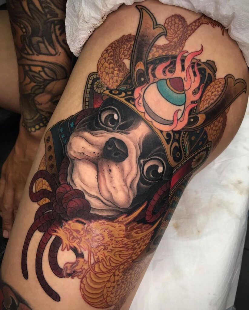 Bulldog Tattoo 89