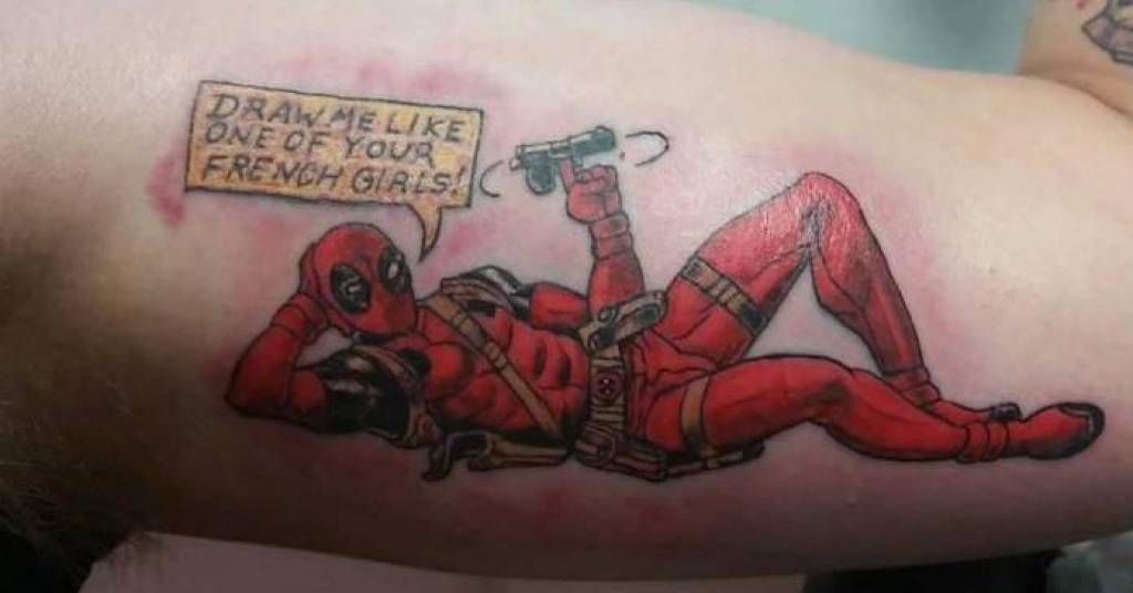 Deadpool Tattoos 113