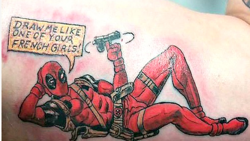 Tatuajes de Deadpool 12