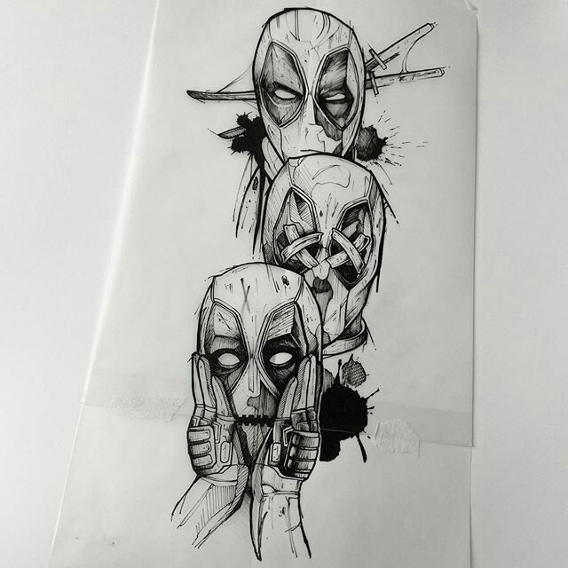 Deadpool Tattoos 122
