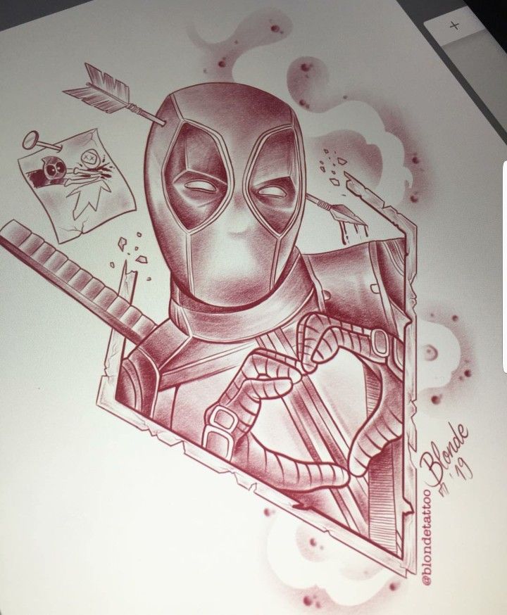 Tatuajes de Deadpool 143