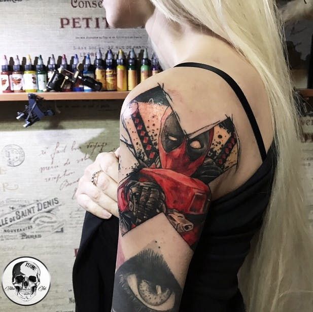 Deadpool tatuajes 160