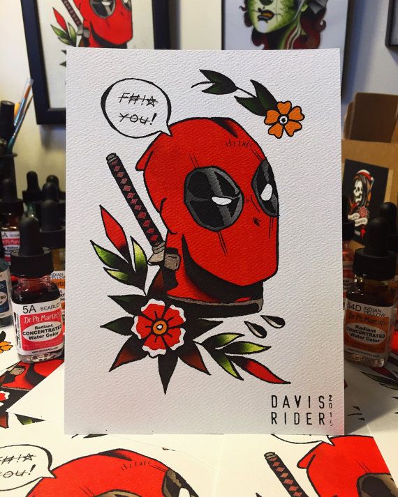 Tatuajes de Deadpool 44