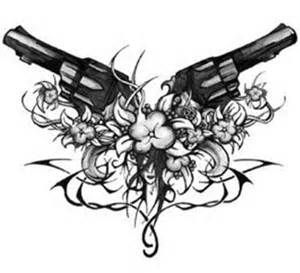 tatuaje de pistola 11