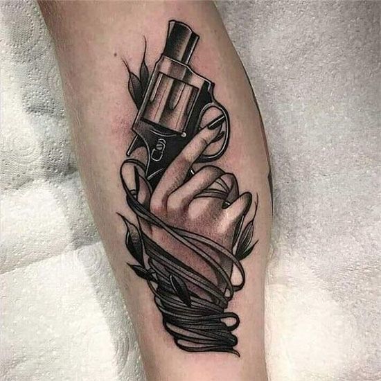Gun Tattoo 15