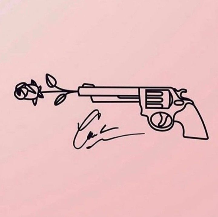 Tatuaje de pistola 166