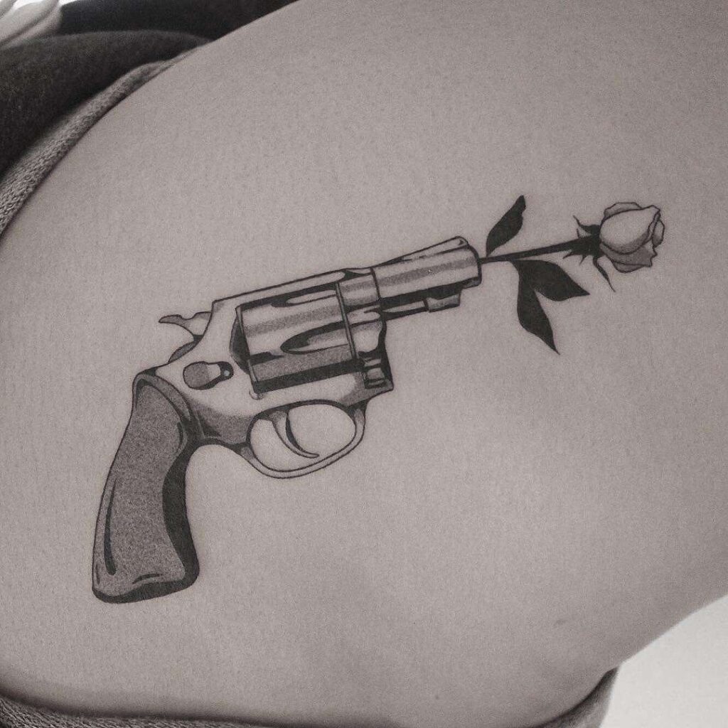 Gun Tattoo 2