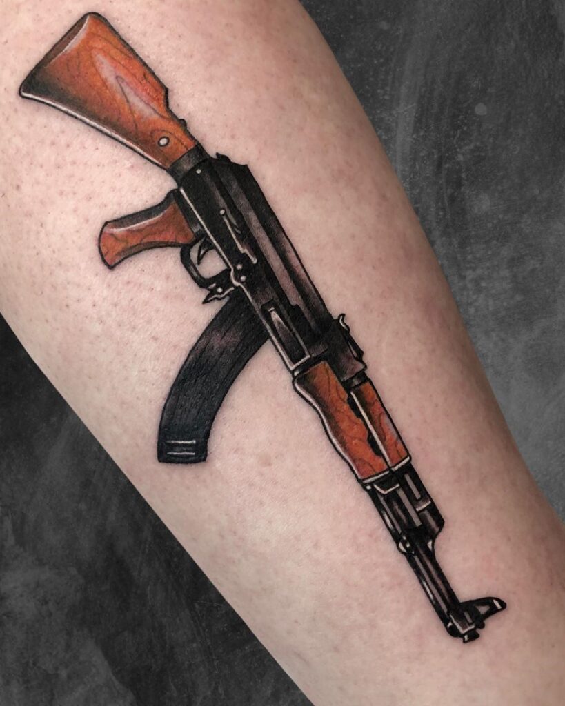 Gun Tattoo 87