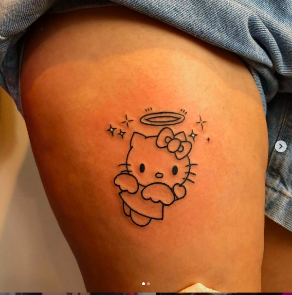bonjour kitty tatouages ​​1
