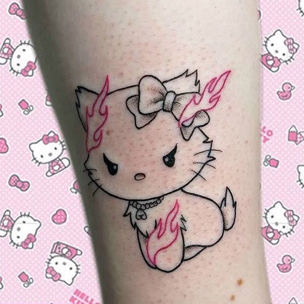 Hello Kitty Tattoos 110