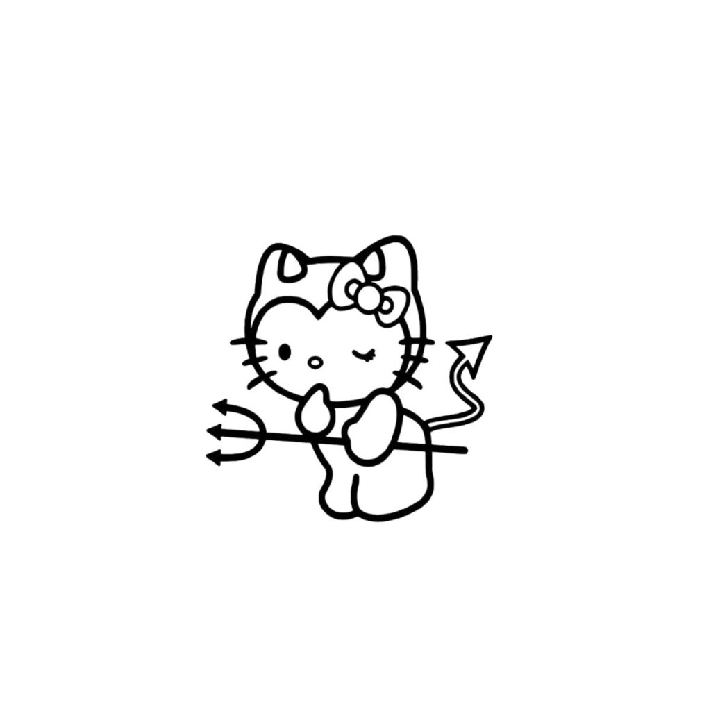 Hello Kitty Tattoos 116