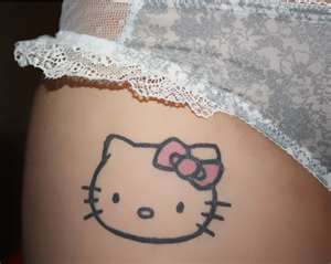 bonjour kitty tatouages ​​12