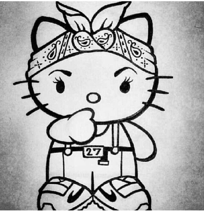 Hello Kitty Tattoos 121