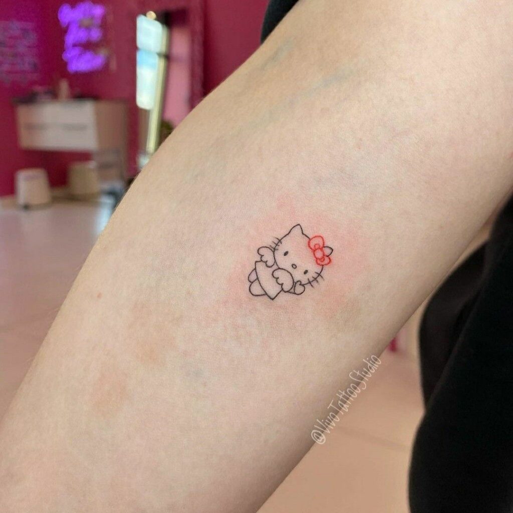 Hello Kitty Tattoos 124