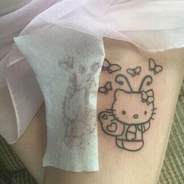 Hello Kitty Tattoos 125