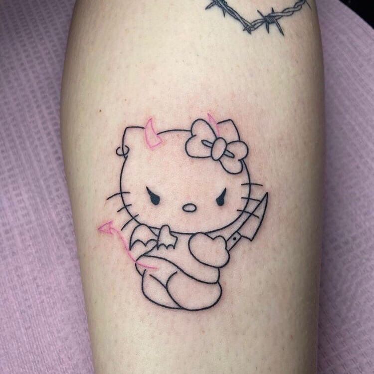 Hello Kitty Tattoos 131