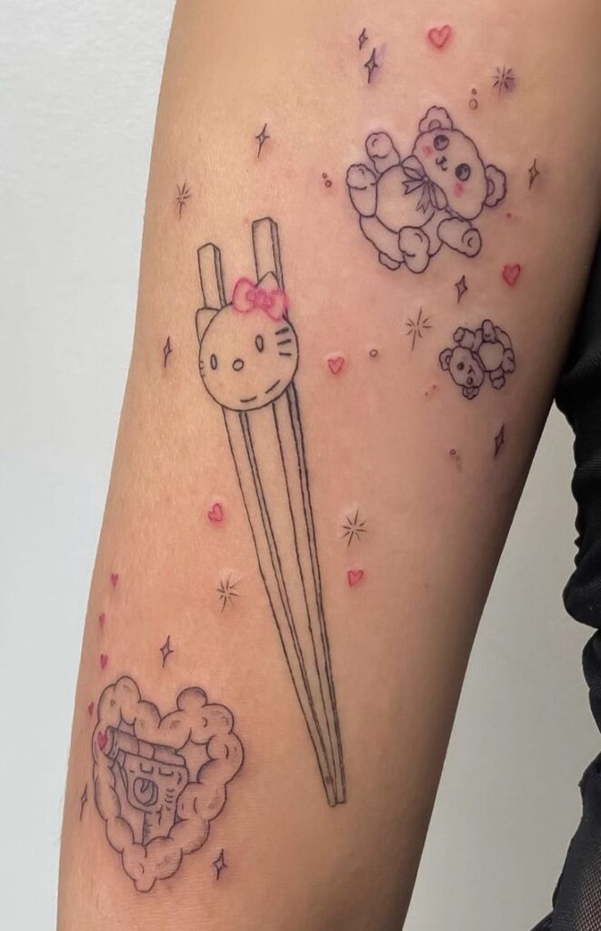 Hello Kitty Tattoos 149