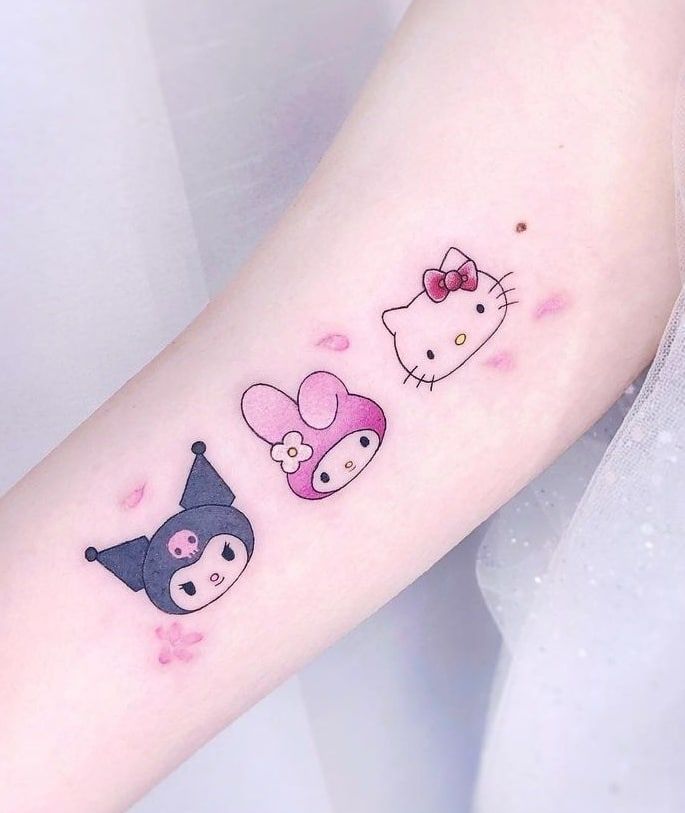 bonjour kitty tatouages ​​15