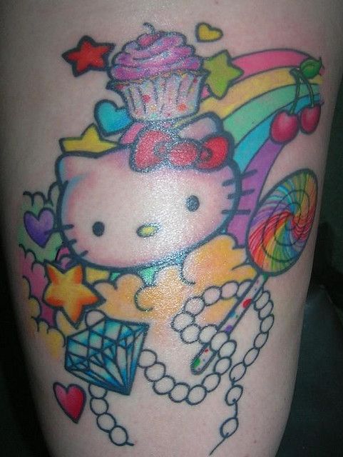Hello Kitty Tattoos 155